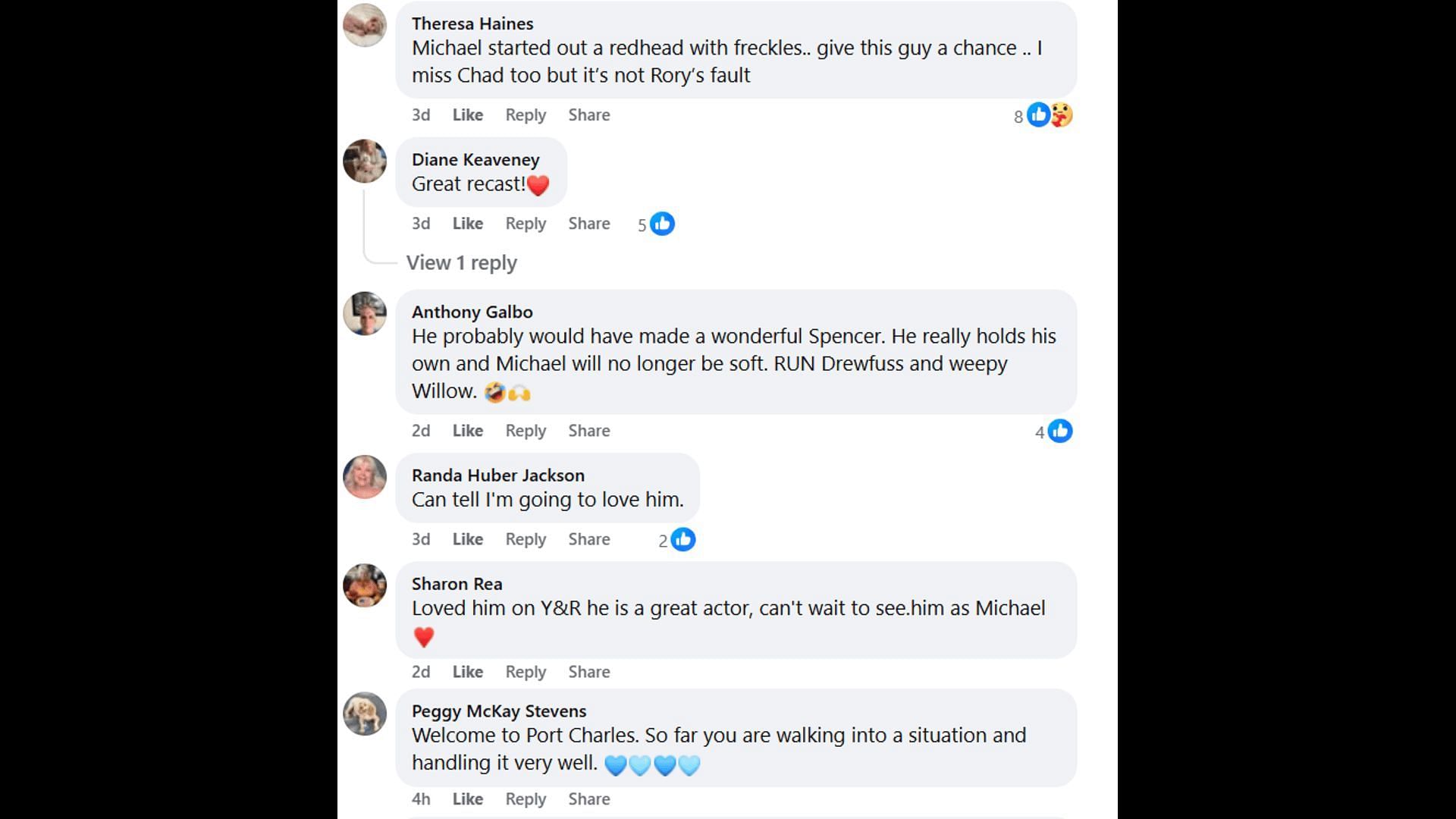More fan reactions sharing the same sentiments (Image via Facebook/General Hospital Fans - Official)
